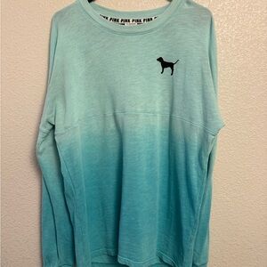 Victoria's Secret PINK Blue Ombre Sweatshirt
